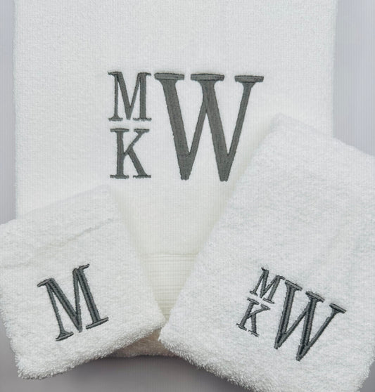 3 Piece Bath Towel Set