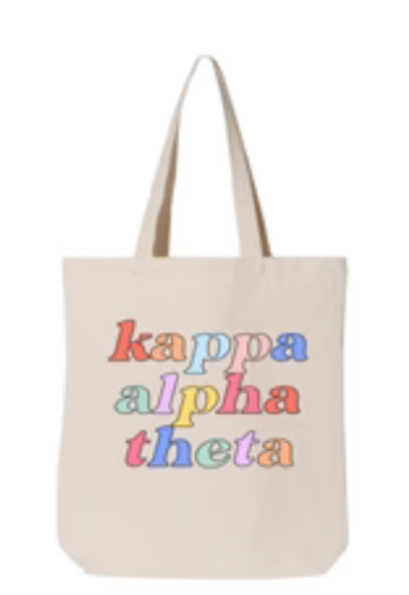 Kappa Alpha Theta tote bag