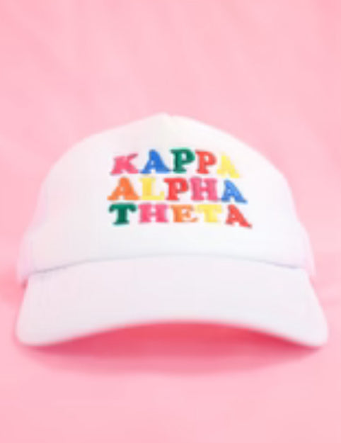 Kappa Alpha Theta trucker hat